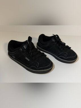 DVS Ignition CTX Skateboarding Shoes Sneakers Lace Up Black Toddler Boys 11
